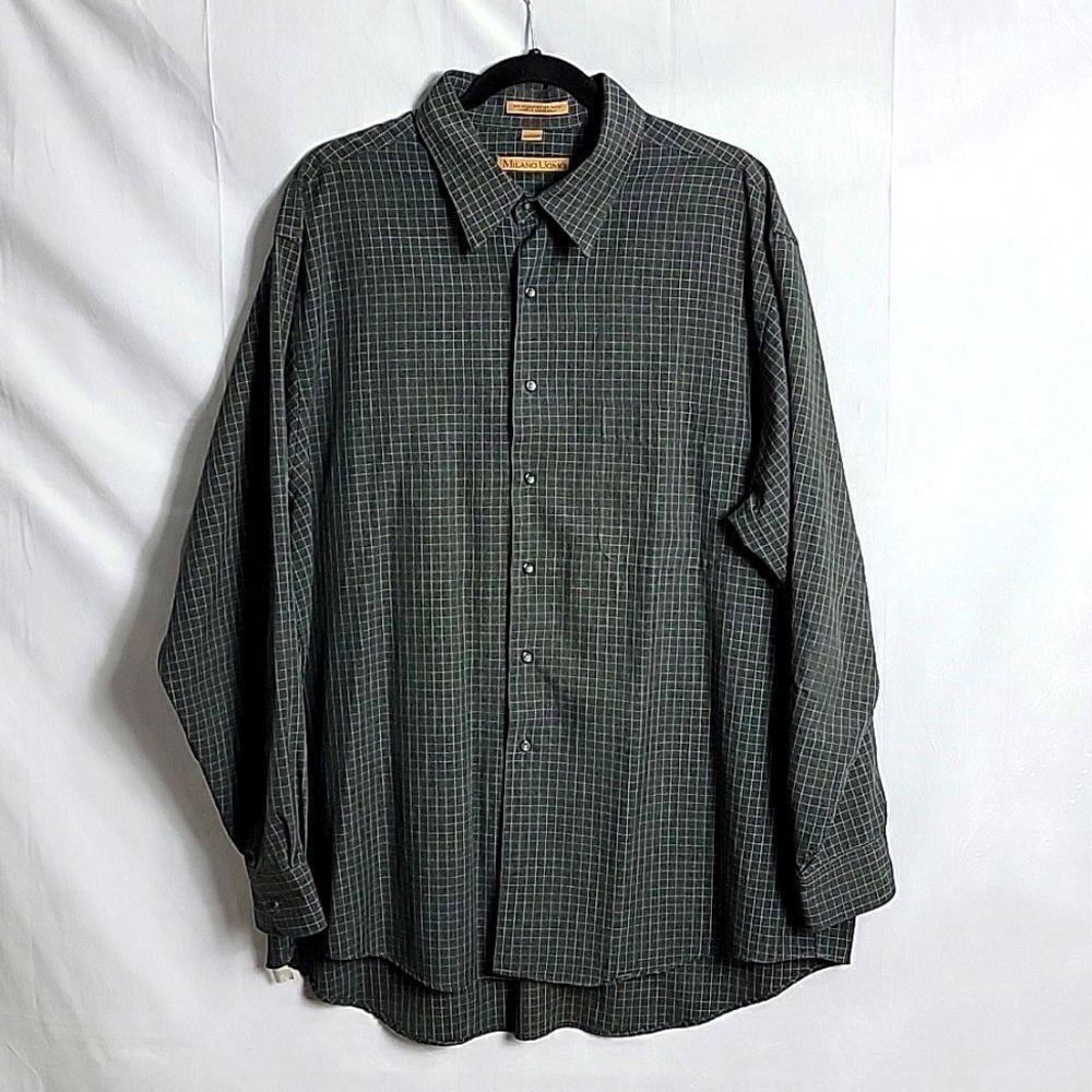 🖤5/$20🖤 MILANO UOMO.. dark gray dress shirt..